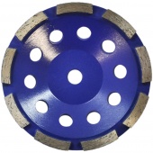 Алмазная шлифовальная чаша d125 однорядная (синяя)