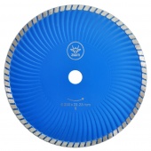 Алмазный диск "Турбо" волна JiaoTi Класс Б d230