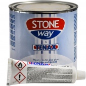 TENAX Клей полиэфирный Solido Stoneway Bianco (белый, густой) 1.2кг