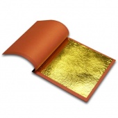 Сусальное золото книжка 25 листов (80*80 мм)