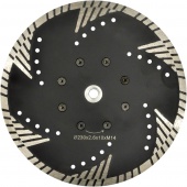 Алмазный диск "Турбо" Защ. зуб d230 M14