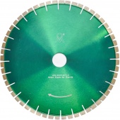 Алмазный диск d400 зелёный W-тип по граниту